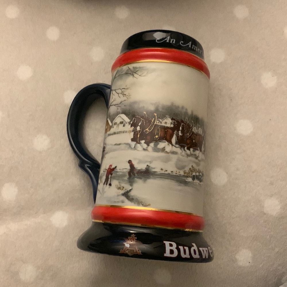 Budweiser beer stein